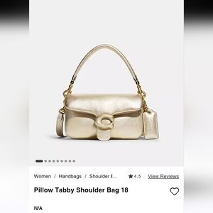 Coach Pillow Tabby 18